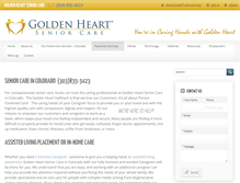 Tablet Screenshot of goldenheartlittleton.com